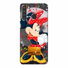 Чехол Disney Mouse Samsung Galaxy A21 (A215) (PREMIUMPrint) Minni с бантиком - купить на Floy.com.ua