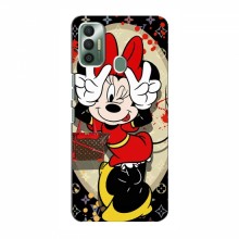 Чехол Disney Mouse TECNO Spark 7 Go (KF6m) (PREMIUMPrint) Минни peace - купить на Floy.com.ua