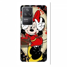 Чехол Disney Mouse Xiaomi POCO F4 (5G) (PREMIUMPrint) Минни peace - купить на Floy.com.ua