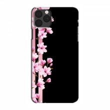 Чехол для iPhone 12 Pro - с принтом (Дизайнерские) (AlphaPrint) Розы на черном - купить на Floy.com.ua