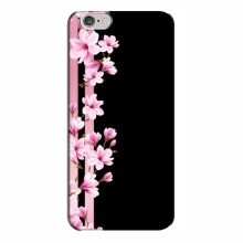 Чехол для iPhone 6 Plus / 6s Plus - с принтом (Дизайнерские) (AlphaPrint) Розы на черном - купить на Floy.com.ua
