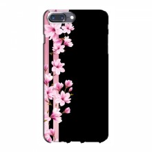 Чехол для iPhone 7 Plus - с принтом (Дизайнерские) (AlphaPrint) Розы на черном - купить на Floy.com.ua
