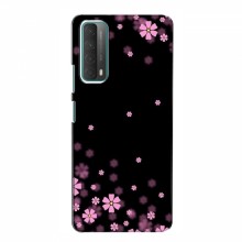 Чехол для Huawei P Smart 2021 - с принтом (Дизайнерские) (AlphaPrint) Розовое цветение - купить на Floy.com.ua