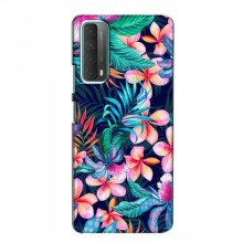 Чехол для Huawei P Smart 2021 - с принтом (Дизайнерские) (AlphaPrint) Яркие Цветы - купить на Floy.com.ua