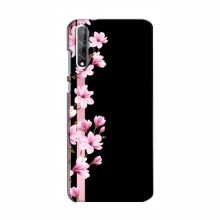 Чехол для Huawei P Smart S / Y8p (2020) - с принтом (Дизайнерские) (AlphaPrint) Розы на черном - купить на Floy.com.ua
