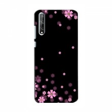 Чехол для Huawei P Smart S / Y8p (2020) - с принтом (Дизайнерские) (AlphaPrint) Розовое цветение - купить на Floy.com.ua