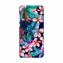 Чехол для Huawei P Smart S / Y8p (2020) - с принтом (Дизайнерские) (AlphaPrint) Яркие Цветы - купить на Floy.com.ua