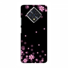 Чехол для Infinix Zero 8i - с принтом (Дизайнерские) (AlphaPrint) Розовое цветение - купить на Floy.com.ua