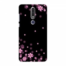 Чехол для Nokia 3.1 Plus - с принтом (Дизайнерские) (AlphaPrint) Розовое цветение - купить на Floy.com.ua