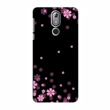 Чехол для Nokia 3.2 (2019) - с принтом (Дизайнерские) (AlphaPrint) Розовое цветение - купить на Floy.com.ua