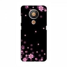 Чехол для Nokia 5.3 - с принтом (Дизайнерские) (AlphaPrint) Розовое цветение - купить на Floy.com.ua