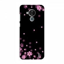 Чехол для Nokia C30 - с принтом (Дизайнерские) (AlphaPrint) Розовое цветение - купить на Floy.com.ua