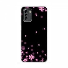 Чехол для Nokia G60 - с принтом (Дизайнерские) (AlphaPrint) Розовое цветение - купить на Floy.com.ua