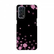 Чехол для OPPO Find X3 Lite - с принтом (Дизайнерские) (AlphaPrint) Розовое цветение - купить на Floy.com.ua