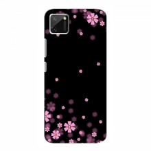 Чехол для RealMe C11 - с принтом (Дизайнерские) (AlphaPrint) Розовое цветение - купить на Floy.com.ua