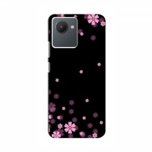 Чехол для RealMe C30s - с принтом (Дизайнерские) (AlphaPrint) Розовое цветение - купить на Floy.com.ua