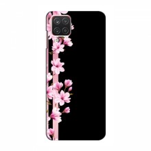 Чехол для Samsung Galaxy A22 - с принтом (Дизайнерские) (AlphaPrint) Розы на черном - купить на Floy.com.ua