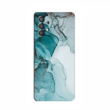 Чехол для Samsung Galaxy A32 - с принтом (Дизайнерские) (AlphaPrint) Бирюзовый мрамор - купить на Floy.com.ua