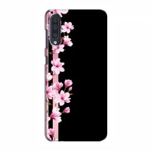 Чехол для Samsung Galaxy A50 2019 (A505F) - с принтом (Дизайнерские) (AlphaPrint) Розы на черном - купить на Floy.com.ua