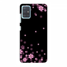 Чехол для Samsung Galaxy A51 5G (A516) - с принтом (Дизайнерские) (AlphaPrint) Розовое цветение - купить на Floy.com.ua