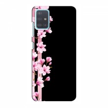 Чехол для Samsung Galaxy A51 (A515) - с принтом (Дизайнерские) (AlphaPrint) Розы на черном - купить на Floy.com.ua