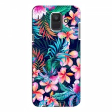 Чехол для Samsung A6 2018, A600F - с принтом (Дизайнерские) (AlphaPrint) Яркие Цветы - купить на Floy.com.ua