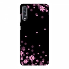Чехол для Samsung Galaxy A70 2019 (A705F) - с принтом (Дизайнерские) (AlphaPrint) Розовое цветение - купить на Floy.com.ua