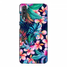 Чехол для Samsung Galaxy A70 2019 (A705F) - с принтом (Дизайнерские) (AlphaPrint) Яркие Цветы - купить на Floy.com.ua