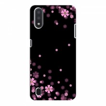 Чехол для Samsung Galaxy M01 (M015) - с принтом (Дизайнерские) (AlphaPrint) Розовое цветение - купить на Floy.com.ua