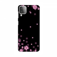 Чехол для Samsung Galaxy M12 - с принтом (Дизайнерские) (AlphaPrint) Розовое цветение - купить на Floy.com.ua