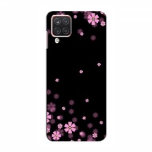 Чехол для Samsung Galaxy M22 - с принтом (Дизайнерские) (AlphaPrint) Розовое цветение - купить на Floy.com.ua