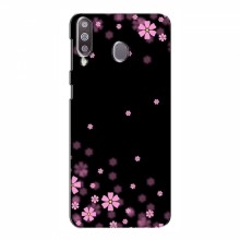 Чехол для Samsung Galaxy M30 - с принтом (Дизайнерские) (AlphaPrint) Розовое цветение - купить на Floy.com.ua