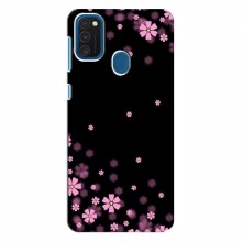 Чехол для Samsung Galaxy M30s - с принтом (Дизайнерские) (AlphaPrint) Розовое цветение - купить на Floy.com.ua