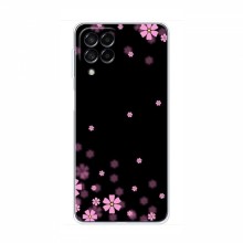 Чехол для Samsung Galaxy M32 - с принтом (Дизайнерские) (AlphaPrint) Розовое цветение - купить на Floy.com.ua