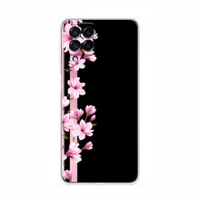 Чехол для Samsung Galaxy M33 (5G) (M336B) - с принтом (Дизайнерские) (AlphaPrint) Розы на черном - купить на Floy.com.ua