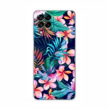 Чехол для Samsung Galaxy M33 (5G) (M336B) - с принтом (Дизайнерские) (AlphaPrint) Яркие Цветы - купить на Floy.com.ua