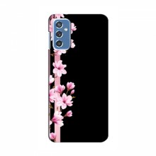 Чехол для Samsung Galaxy M52 - с принтом (Дизайнерские) (AlphaPrint) Розы на черном - купить на Floy.com.ua