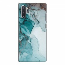 Чехол для Samsung Galaxy Note 10 Plus - с принтом (Дизайнерские) (AlphaPrint) Бирюзовый мрамор - купить на Floy.com.ua