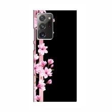 Чехол для Samsung Galaxy Note 20 Ultra - с принтом (Дизайнерские) (AlphaPrint) Розы на черном - купить на Floy.com.ua