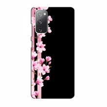 Чехол для Samsung Galaxy S20 FE - с принтом (Дизайнерские) (AlphaPrint) Розы на черном - купить на Floy.com.ua