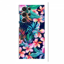 Чехол для Samsung Galaxy S22 Ultra - с принтом (Дизайнерские) (AlphaPrint) Яркие Цветы - купить на Floy.com.ua