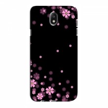 Чехол для Samsung J7 2017, J7 европейская версия - с принтом (Дизайнерские) (AlphaPrint) Розовое цветение - купить на Floy.com.ua
