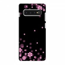 Чехол для Samsung S10 - с принтом (Дизайнерские) (AlphaPrint) Розовое цветение - купить на Floy.com.ua