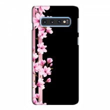 Чехол для Samsung S10e - с принтом (Дизайнерские) (AlphaPrint) Розы на черном - купить на Floy.com.ua