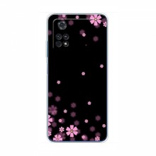 Чехол для Xiaomi POCO M4 Pro 4G - с принтом (Дизайнерские) (AlphaPrint) Розовое цветение - купить на Floy.com.ua