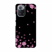 Чехол для Xiaomi POCO X3 GT - с принтом (Дизайнерские) (AlphaPrint) Розовое цветение - купить на Floy.com.ua
