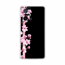 Чехол для Xiaomi 11T - с принтом (Дизайнерские) (AlphaPrint) Розы на черном - купить на Floy.com.ua
