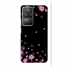 Чехол для Xiaomi POCO F4 (5G) - с принтом (Дизайнерские) (AlphaPrint) Розовое цветение - купить на Floy.com.ua