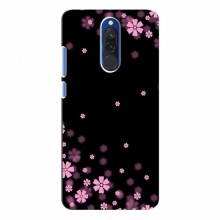 Чехол для Xiaomi Redmi 8 - с принтом (Дизайнерские) (AlphaPrint) Розовое цветение - купить на Floy.com.ua