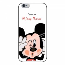 Чехол для iPhone 6 / 6s (AlphaPrint) с печатью (ПРОЗРАЧНЫЙ ФОН) Mickey Mouse - купить на Floy.com.ua